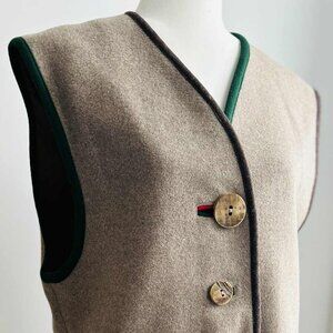 Vintage Moser & Gschwendtner Austrian Wool & Cashmere Traditional Vest – US 10